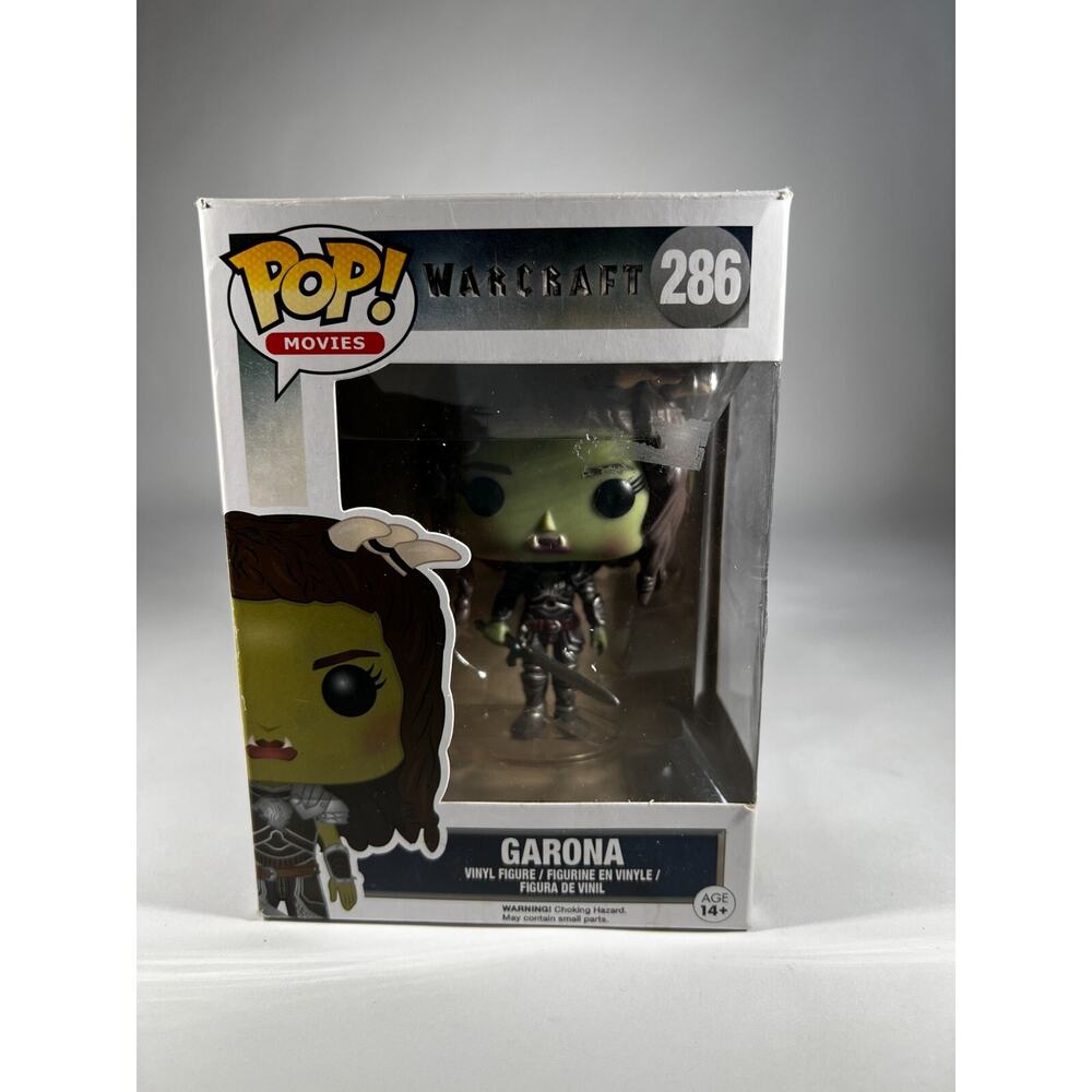 Funko Pop! Movies Warcraft Garona Halforcen #286 Vinyl Figure In Box